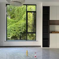 Ventanas Panorámicas de Aluminio para Casa o Villa, Ventana Doble de Gran Vista, de Piso a Techo, Fija, Moderna