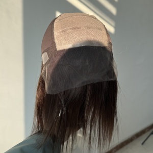 Offerta Parrucche in Seta: Nuova Parrucca Medica con Frontale in Pizzo Senza Colla e Top in Seta, Parrucca Ebraica Ombré Biondo Cenere per Donne - Product Image 5