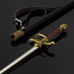 Lujo promocional Metal espada Katana juegos tronos aguja personalizada publicidad llaveros para fanáticos del juego - Product Image 4