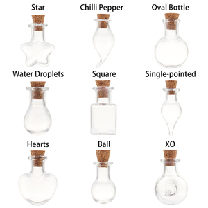 Vente en gros, prix d'usine, fait à la main de haute qualité, Mini verrerie de stockage domestique avec bouteille en verre alimentaire de cuisine - Product Image 6