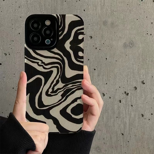 For Samsung Phone Case Cover Soft Leather Shockproof Zebra Art David Snake A54 A31 A51 A53 A33 A32 A72 A22 A23 A14 M22 Fashion