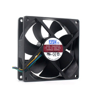 Ventilateur de refroidissement de châssis CPU à haut débit d'air, contrôlé par température, DS09225R12H DC12V 0.50A 92*92*25MM 9225 9.2CM PWM