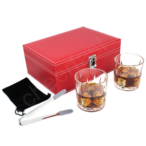 Caja <span class=keywords><strong>de</strong></span> cuero rojo <span class=keywords><strong>de</strong></span> buena calidad, piedra <span class=keywords><strong>de</strong></span> hielo <span class=keywords><strong>de</strong></span> acero inoxidable y <span class=keywords><strong>gafas</strong></span>, juego <span class=keywords><strong>de</strong></span> regalo, cubos <span class=keywords><strong>de</strong></span> hielo reutilizables para whisky, piedra para bebidas, 6 piezas - Product Image 5