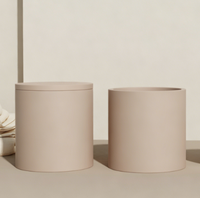Décoration de table minimaliste de style nordique pour salon et chambre à coucher, pot à bougie