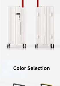 Maleta de Viaje Rígida y Duradera de Gran Capacidad con Diseño Simple, Ruedas Suaves, <span class=keywords><strong>Equipaje</strong></span> de Mano <span class=keywords><strong>para</strong></span> Avión con Cargador USB - Product Image 5