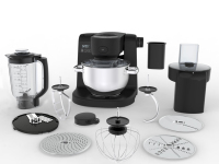 Mélangeur à gâteau électrique multifonctionnel pour cuisine domestique, personnalisation d'usine, bol mélangeur 4L en SUS304, robots culinaires sur socle