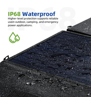 Panel Solar Plegable de 30W Directo de Fábrica, Portátil, con 23% de Eficiencia para Camping