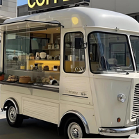 Chariot de vente ambulant en acier inoxydable homologué pour la route, avec glacière et étagère à snacks, silencieux, pour centres de villégiature, stades et vente de bonbons
