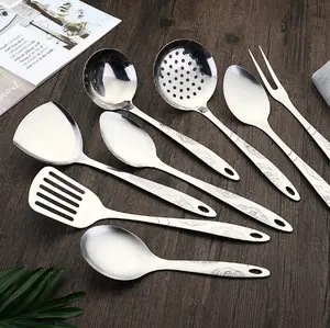 Kitchen Utensils Stainless Steel Pattern Handle Utensils Supplier From China