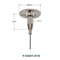 Support de câble réglable à ressort pour la fabrication d'enseignes LED et de caissons lumineux