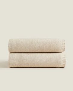 Coperta in cotone 100% in maglia personalizzata coperta per bambini biancheria da letto cavo Cashmere in maglia per bambini - Product Image 2