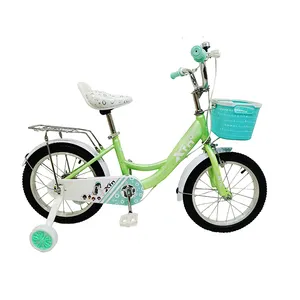 热卖中国高品质来样定做儿童女童/男童带篮子自行车