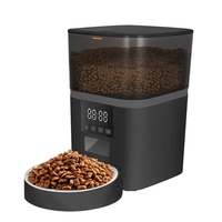 NOUVEAU Distributeur automatique intelligent de nourriture pour animaux de compagnie 4L, distributeur de nourriture pour chiens et chats avec bol en acier inoxydable