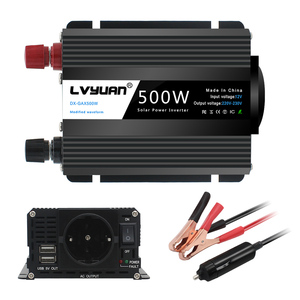 Onduleur 12v 220v 360W <span class=keywords><strong>500W</strong></span> Onduleur à onde sinusoïdale modifiée Onduleur de voiture - Product Image 4