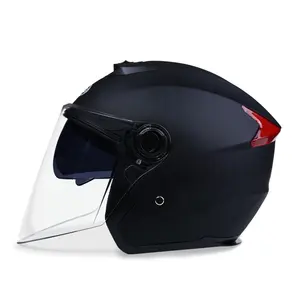 Helm sepeda motor wajah setengah polos kualitas tinggi dengan grosir untuk mengendarai skuter listrik