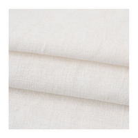 Fabrication de tissu de Chine tissé tissu de chanvre non blanchi tissu de coton lin pour le vêtement de literie