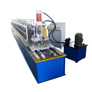 Petit pain automatique à grande vitesse de rail de guidage de <span class=keywords><strong>canal</strong></span> de profils métalliques d'approvisionnement d'usine formant la machine - Product Image 4