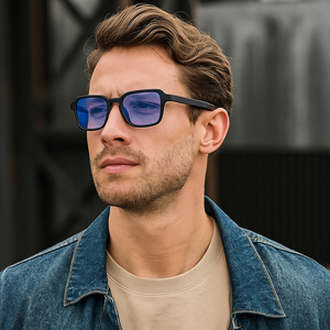 New Arrival Square Frame Polarized Sunglasses 2025 UV400 Custom Multi-Color Lenses Sun Glasses Fashion Logo Women Men Shades - Product Image 3