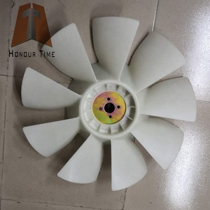 อะไหล่เครื่องยนต์กลไก Honour Time ขายส่ง ใบพัดลมรถขุด <span class=keywords><strong>E200B</strong></span> สำหรับเครื่องยนต์ดีเซล S6K พัดลมระบายความร้อน 4 รู 9 ใบพัด - Product Image 1