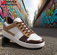 Sneakers basses personnalisées avec logo de marque pour hommes, OEM, chaussures de course originales en cuir véritable avec amorti, chaussures de basket-ball