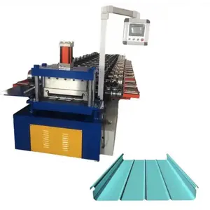 Standing Seam Metal Structure Plates Making Machine Self lock Roof Sheet Roll Forming Machine