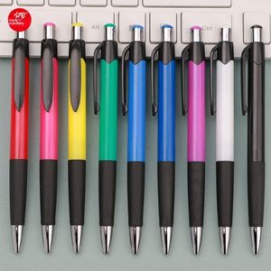 Wholesale Custom Printed Logo Retractable Ballpoint Pen Color Oil Pen Metal Gel Pens Markers for Business Advertising Stock - Product Image 4