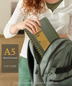 Agenda Personalizzata 2026, Taccuino A5 all'Ingrosso, Calendario Settimanale e Mensile, Planner con Copertina Rigida e Spirale - Product Image 3