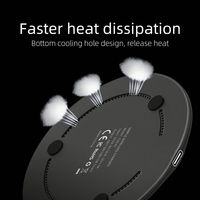 Nouveaux produits 15W Universal Wireless Charging Pad pour iphone et Android