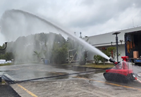 Robot de lutte contre les incendies en acier antidéflagrant Guoxing RXR-MC80BD, technologie multi-capteurs, certifié EX/ATEX pour une intervention précise en cas d'incendie