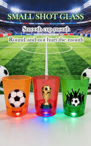 Nouveauté : Verres à shot lumineux pour fêtes, vente en gros, impression personnalisée, verres à shot personnalisés pour rhum, tequila, whisky, fabriqués au Vietnam - Product Image 2