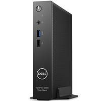 Komputer Dell OptiPlex 3000 klien tipis Intel Celeron CPU DDR4 8G RAM 64G eMMC PC