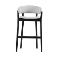Chaise de bar en bois massif moderne, tabouret haut, créatif, nostalgique, rétro, pour la maison, la cuisine, le salon, l'extérieur, l'îlot de cuisine