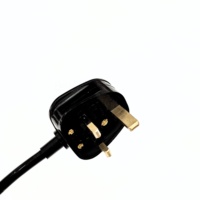 Câble d'alimentation assemblé BS1363, prise standard BS femelle 13A avec fusible, conducteur en cuivre pur, PVC 250V 3*1.5mm, alimentation fiable
