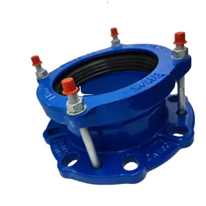 Universal Flange Adaptador PN10 PN16 DN125 138-153mm Ferro dúctil acessórios HDPE PVC Pipe joint Universal Flange Adaptador ampla gama