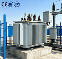 Transformateur immergé dans l'huile MingZheng S13 MV&HV 11kv/0.4kv triphasé 125kVA 400kVA 1000kVA avec certification CE entièrement étanche