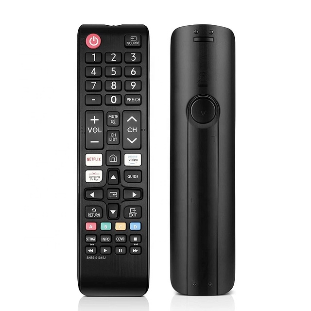 Universal Automatic Metal Smart TV Remote Control Replacement for Samsung TVs with 48 Buttons and 10m Range