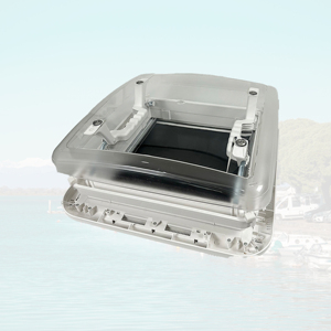 <span class=keywords><strong>C</strong></span>ómodo nuevo diseño superventas 400*400 ASA RV tragaluz simple con el mejor precio vidrio acrílico único - Product Image 1