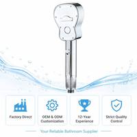 Pommeau de douche mural moderne en ABS, haute pression, économie d'eau, design guitare, pour hôtels et appartements