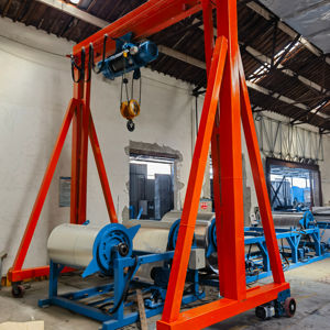 मिनी क्रेन 16 टन मेहाज क्रेन की कीमत गृहनगर रबर टायर गैन्ट्री क्रेन - Product Image 1