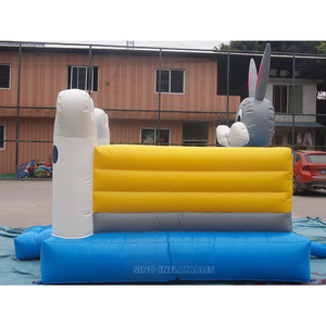 ปราสาทเด้งได้กระต่ายขนาดเล็กในร่มสำหรับเด็ก,ขนาด3X3ม. ทำจากผ้าใบกันน้ำพีวีซีปราศจากสารตะกั่วจากโรงงาน - Product Image 5