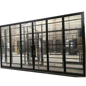 Portes françaises <span class=keywords><strong>en</strong></span> fer personnalisées, porte pliante moderne, porte <span class=keywords><strong>accordéon</strong></span> <span class=keywords><strong>en</strong></span> acier - Product Image 6