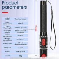Localisateur Visuel de Défauts (VFL) à Source Laser Rouge pour Fibre Optique, Type Stylo, 1mW, 5mW, 10mW, 20mW, 30mW, 50mW, 60mW, Portée 10km, 30km, 50km - Prix