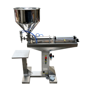 Pneumatic Single-head Paste Filling <b>Machine</b> with Vertical Frame, Honey Shampoo Sauce Filling <b>Machine</b> - Product Image 1