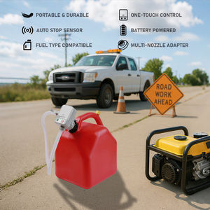 Pompe de transfert de liquide à piles portable pratique Transport facile Pompe à huile électrique Équipement de <span class=keywords><strong>service</strong></span> d'essence - Product Image 3