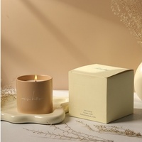 Personnalisation en gros de tasses en céramique de différentes couleurs boîtes de parfum bougies à la mode luxe bougies en cire de soja prix de cadeau
