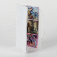 Mini álbum de tarjetas portátil con cuerda elástica 20 páginas de fotos y 3 bolsillos hechos de material PP de cubierta de plástico duradero