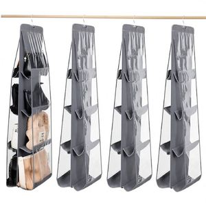 Easy Mount Foldable 3-<b>Shelf</b> Hanging Closet Wardrobe Storage <b>Shelves</b> Clothes Handbag Shoes Accessories Storage - Product Image 1