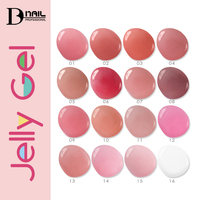 BD usine Extension Gel polonais 16 couleurs gelée vernis effet Offre Spéciale couleurs Gel constructeur vernis OEM/ODM pour salon de manucure