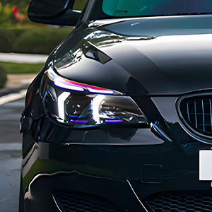 Para <span class=keywords><strong>BMW</strong></span> 5 Series E60 <span class=keywords><strong>520</strong></span> 523 525 2003-2010 Montaje de lámparas delanteras de coche Actualización LED Tusk Style Golden Eye Faros Accesorios - Product Image 4