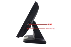 Système de point de vente à écran unique de 15 pouces avec affichage client VFD In-tel i5 CPU caisse enregistreuse POS pour magasin de détail - Product Image 4